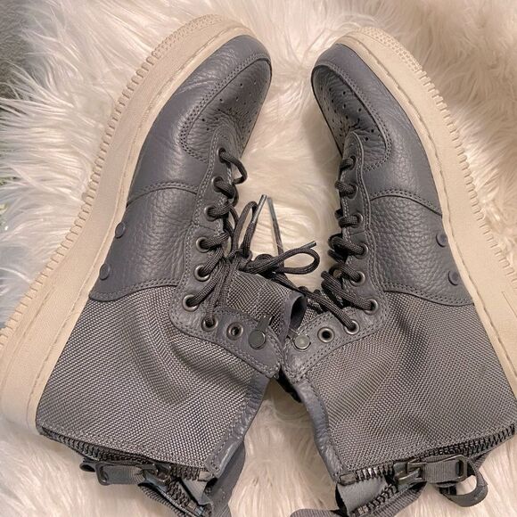 Nike Air SF AF1 Grey Men’s Shoes - Picture 1 of 15